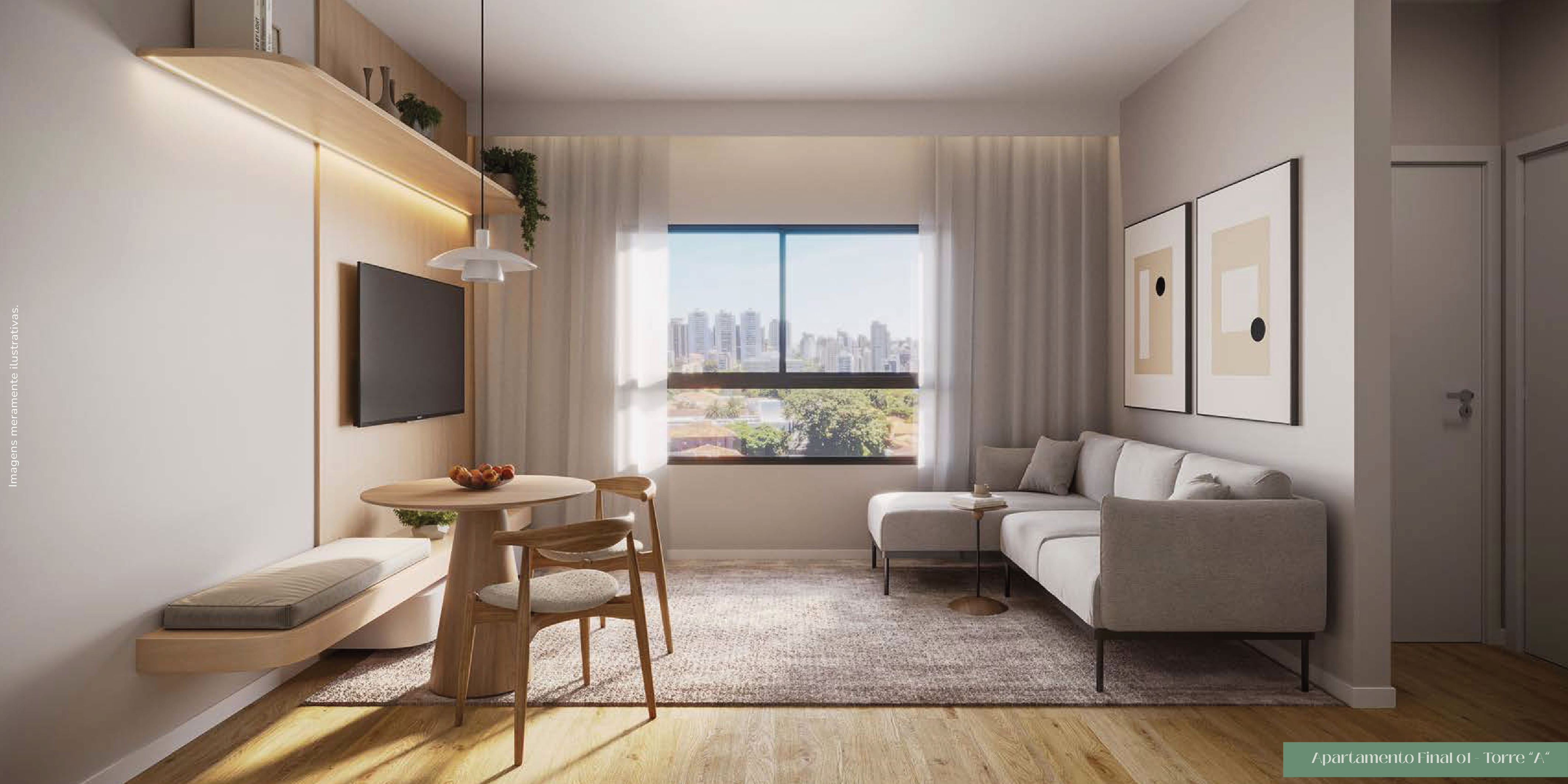 Apartamento decorado — vista 1