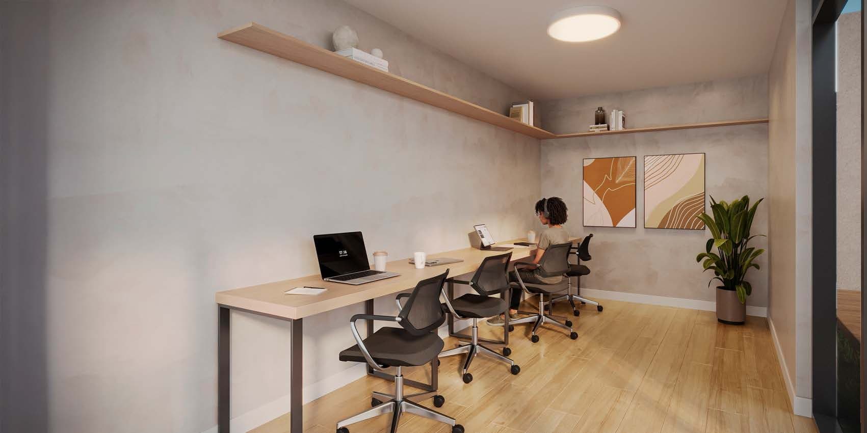 Coworking do Residencial Vitta